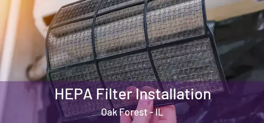 HEPA Filter Installation Oak Forest - IL