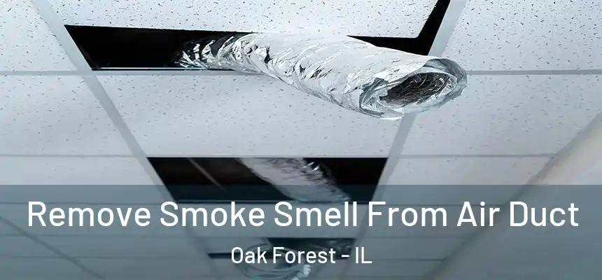 Remove Smoke Smell From Air Duct Oak Forest - IL