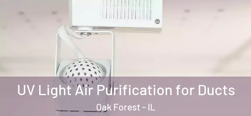 UV Light Air Purification for Ducts Oak Forest - IL
